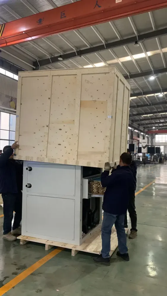 Thermal-mechanical test machine - loading 2
